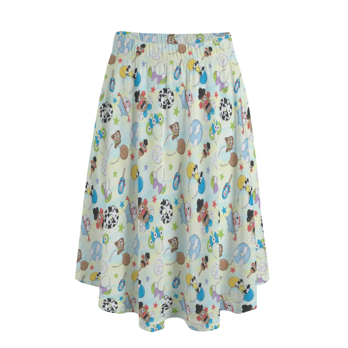 Playful Toy Style Icons - Women’s Pocket Midi Skirt