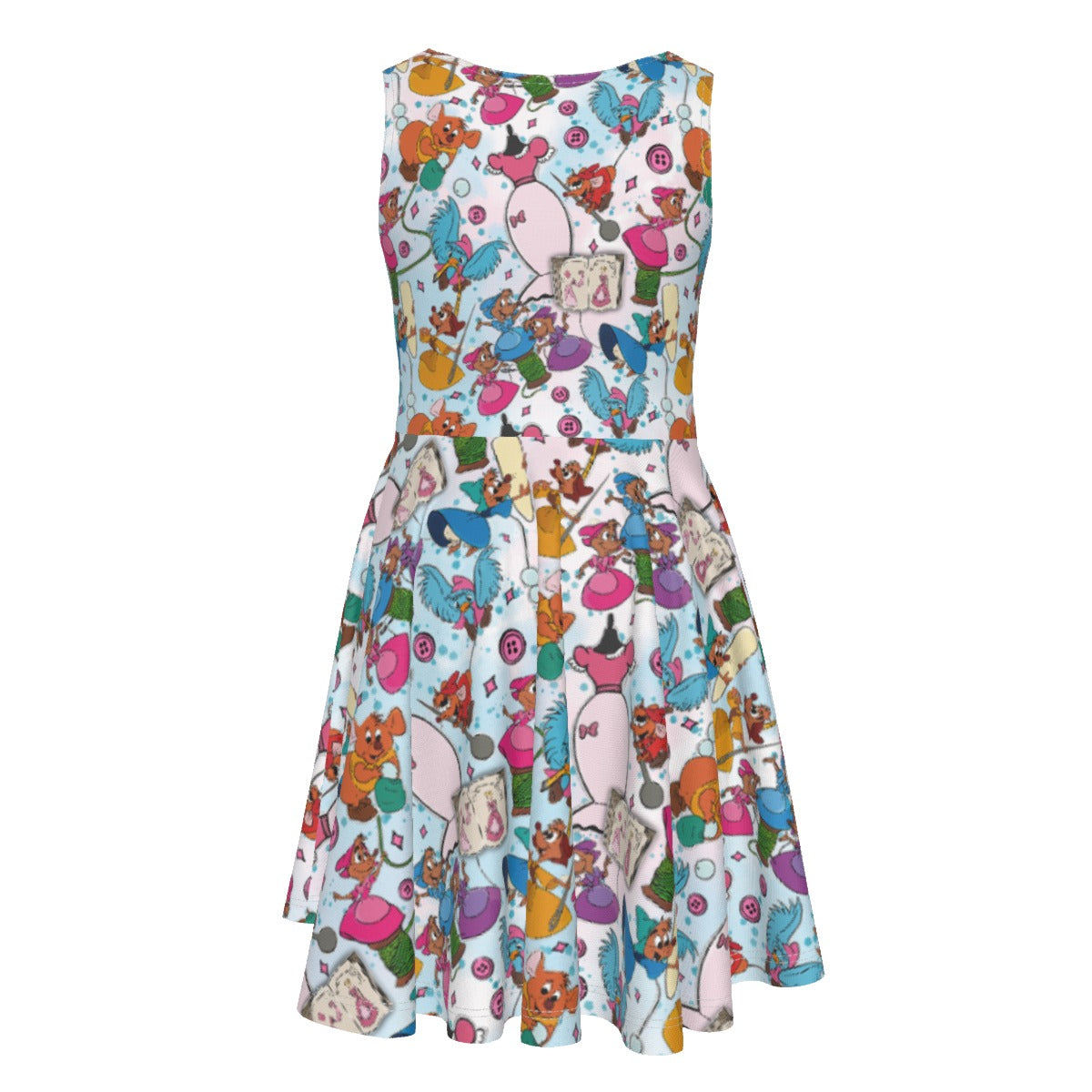 Tiny Tailors & Sewing Friendsends - Kid's Sleeveless Skater Dress