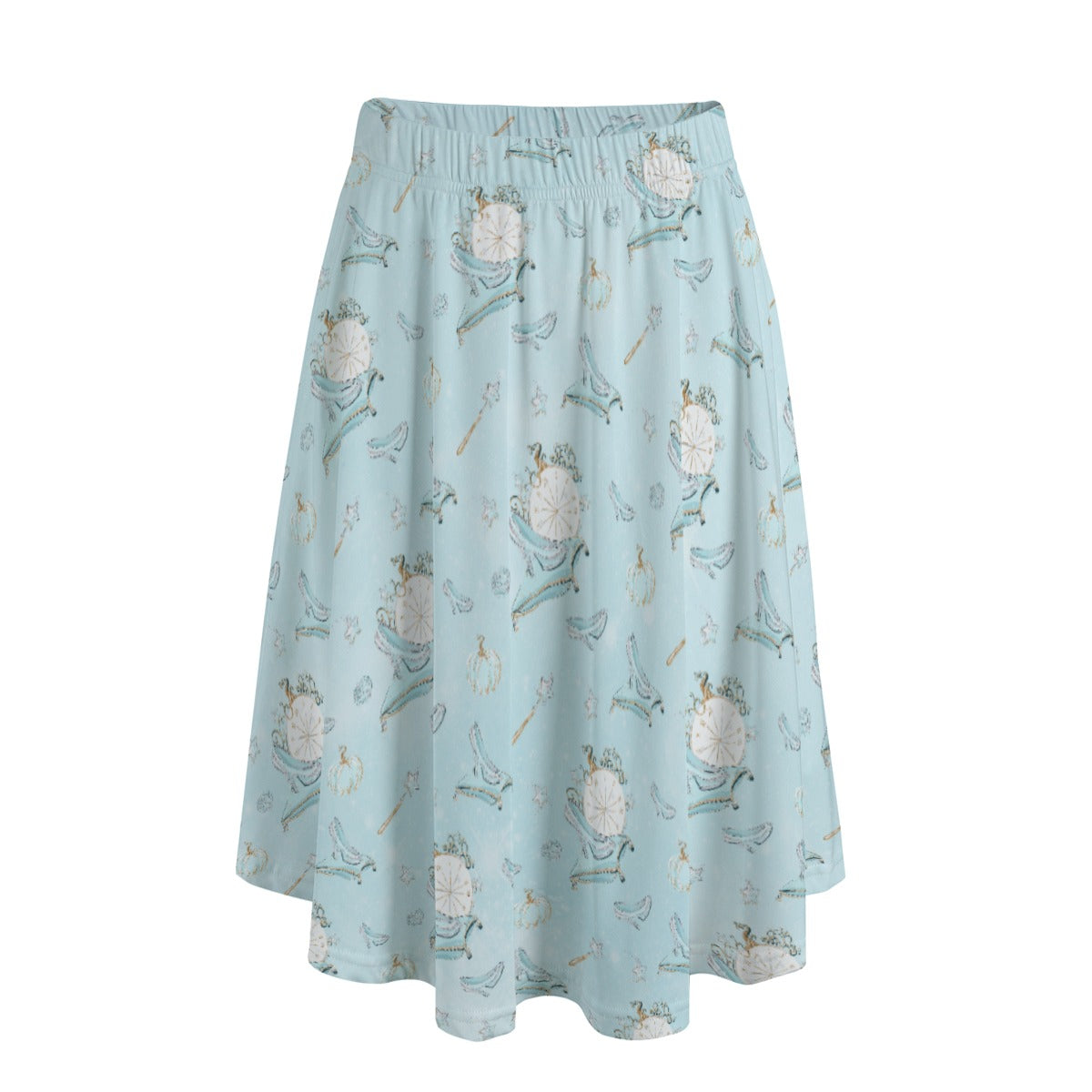 Enchanted Glass Slipper - Women’s Pocket Midi Skirt