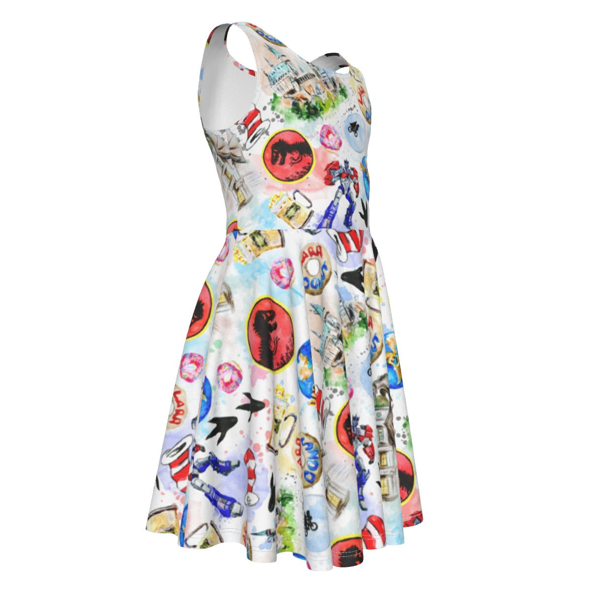 A Universal Adventure - Kid's Sleeveless Skater Dress