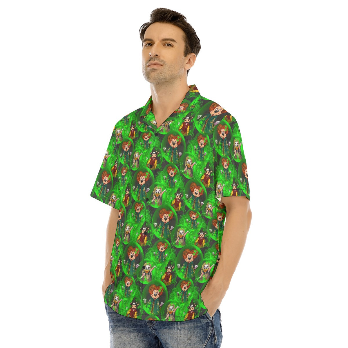 Wicked Witches’ Covenches - Men's Hawaiian Button Up Shirt