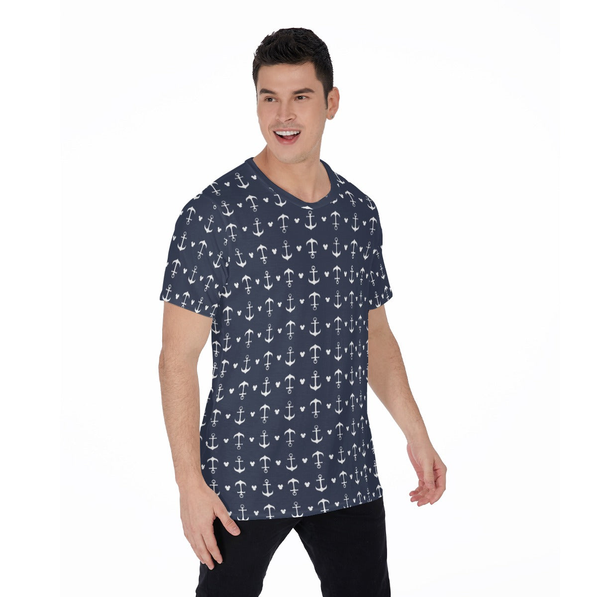 Anchors & Mouse Ears - Men's Short Sleeve T-Shirt