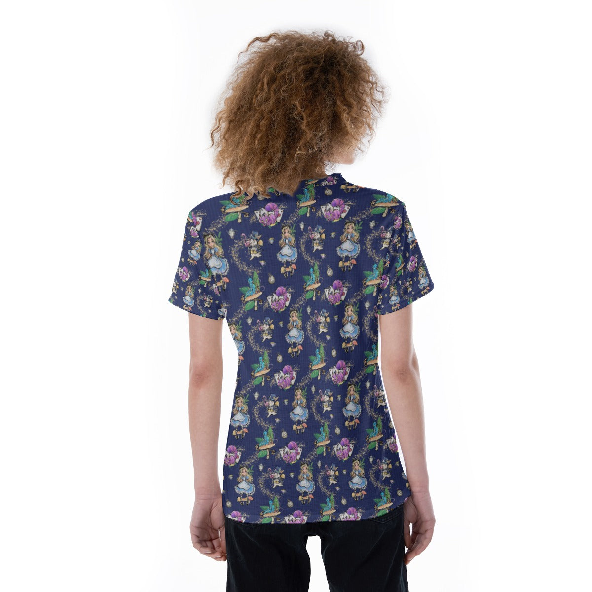 Whimsical Enchanted Forest - Women's Short Sleeve V-Neck T-Shirt