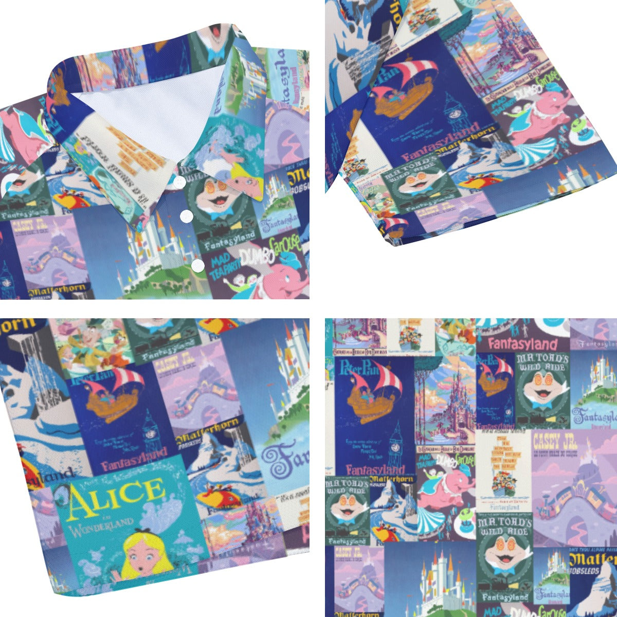 Vintage Fantasy Ride Posters - Men's Polo Shirt