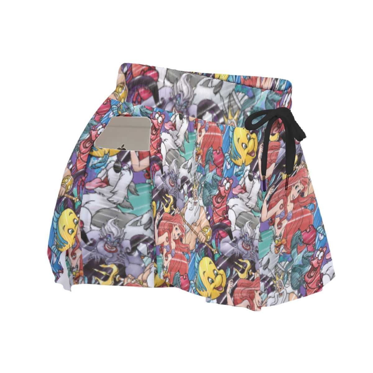Undersea Crew Sketch - Women's Flowy Pocket Shorts