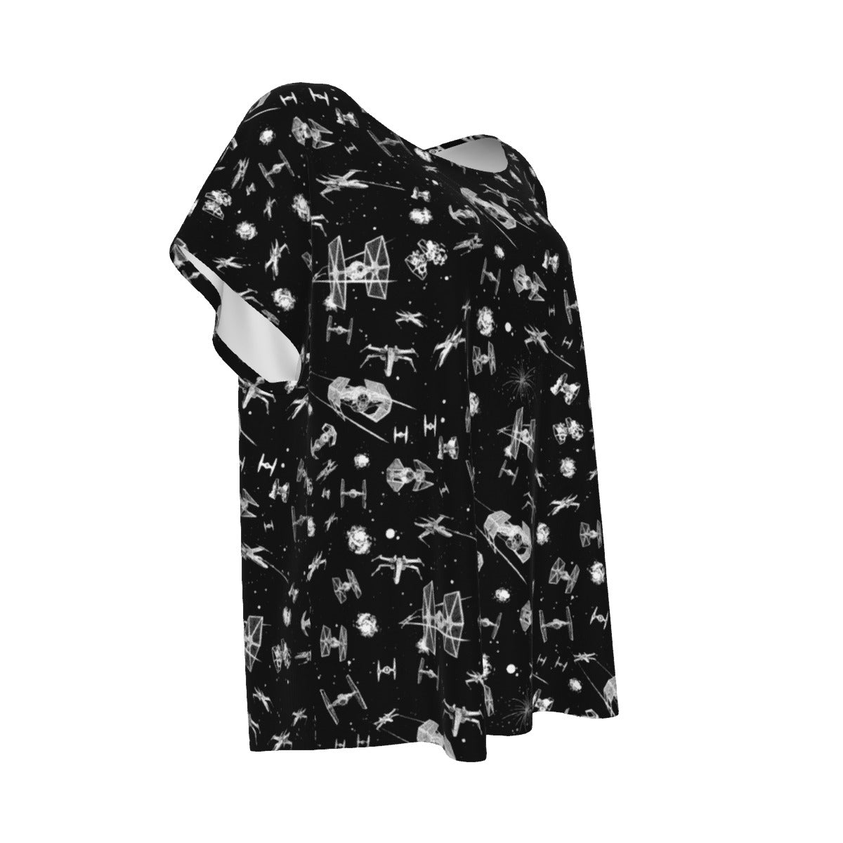 Epic Space Battle Ships - Women’s Relaxed Fit Scoop Tee