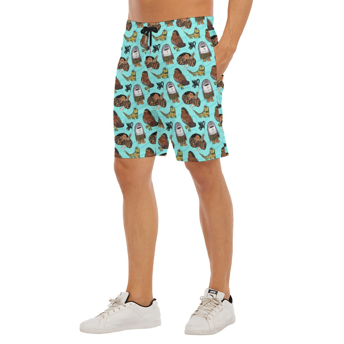 Shapeshifting Island Hero - Men’s Pocket Beach Shorts