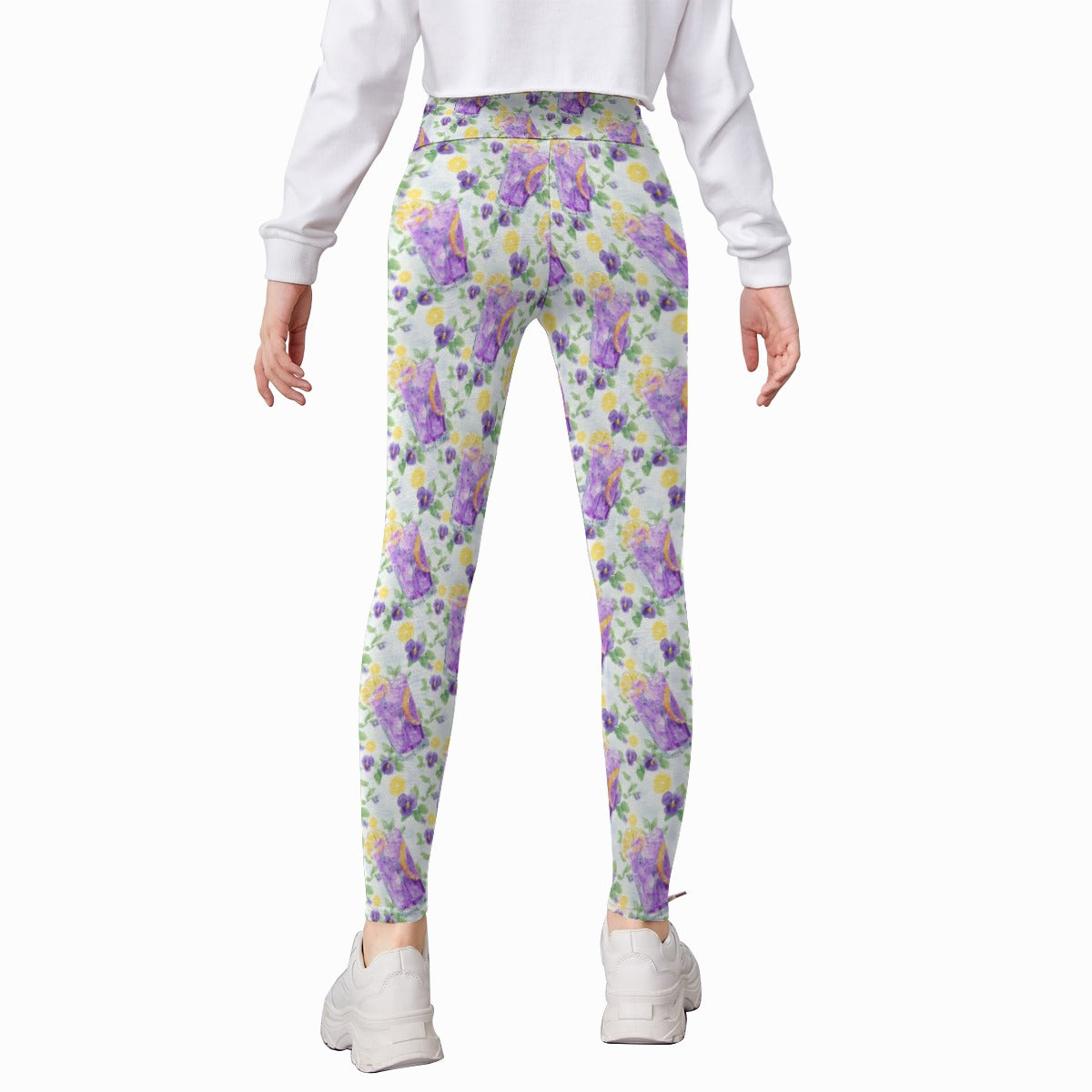 Zest Of The Fest Violet Lemonade - Kid's Leggings