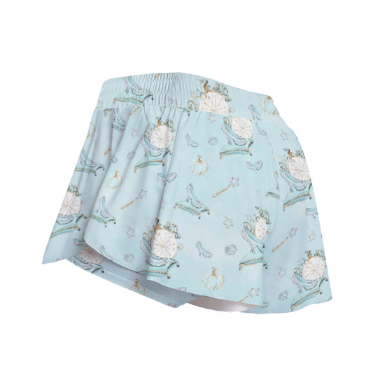 Enchanted Glass Slipper - Women's Flowy Pocket Shorts