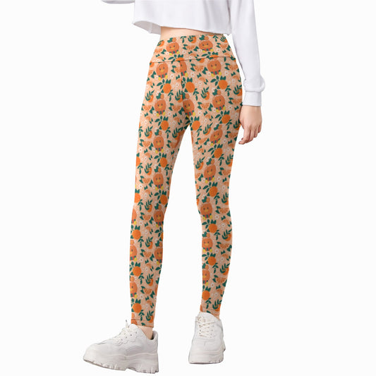 Juicy Citrus Friend - Kid's Leggings