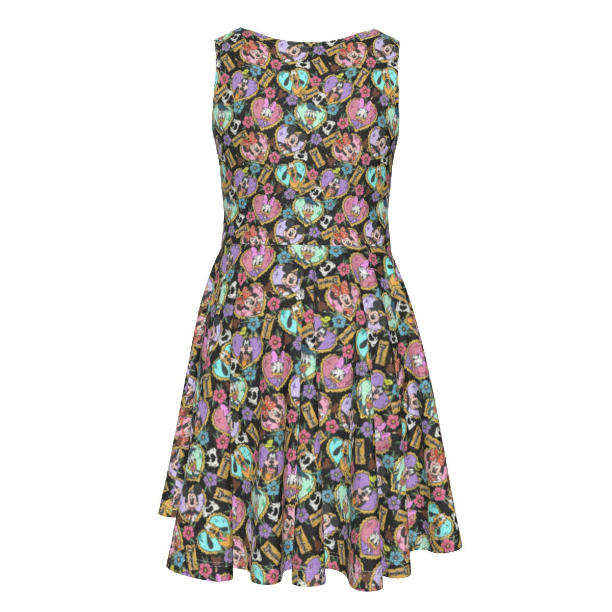 Tattoo Hearts Classic Crewends - Kid's Sleeveless Skater Dress