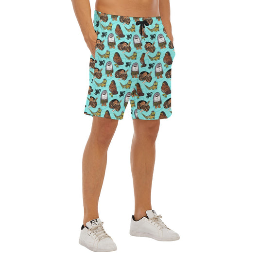 Shapeshifting Island Hero - Men’s Pocket Beach Shorts