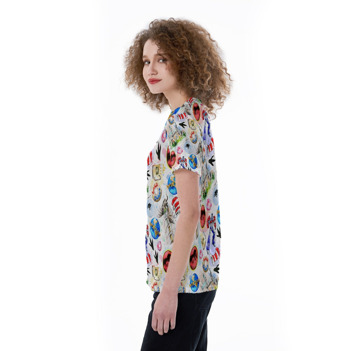 A Universal Adventure - Women's Short Sleeve V-Neck T-Shirt