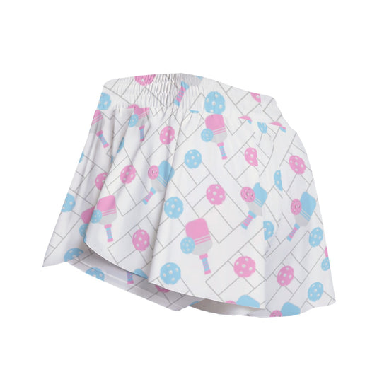 Pickleball Court Spin - Women's Flowy Pocket Shorts