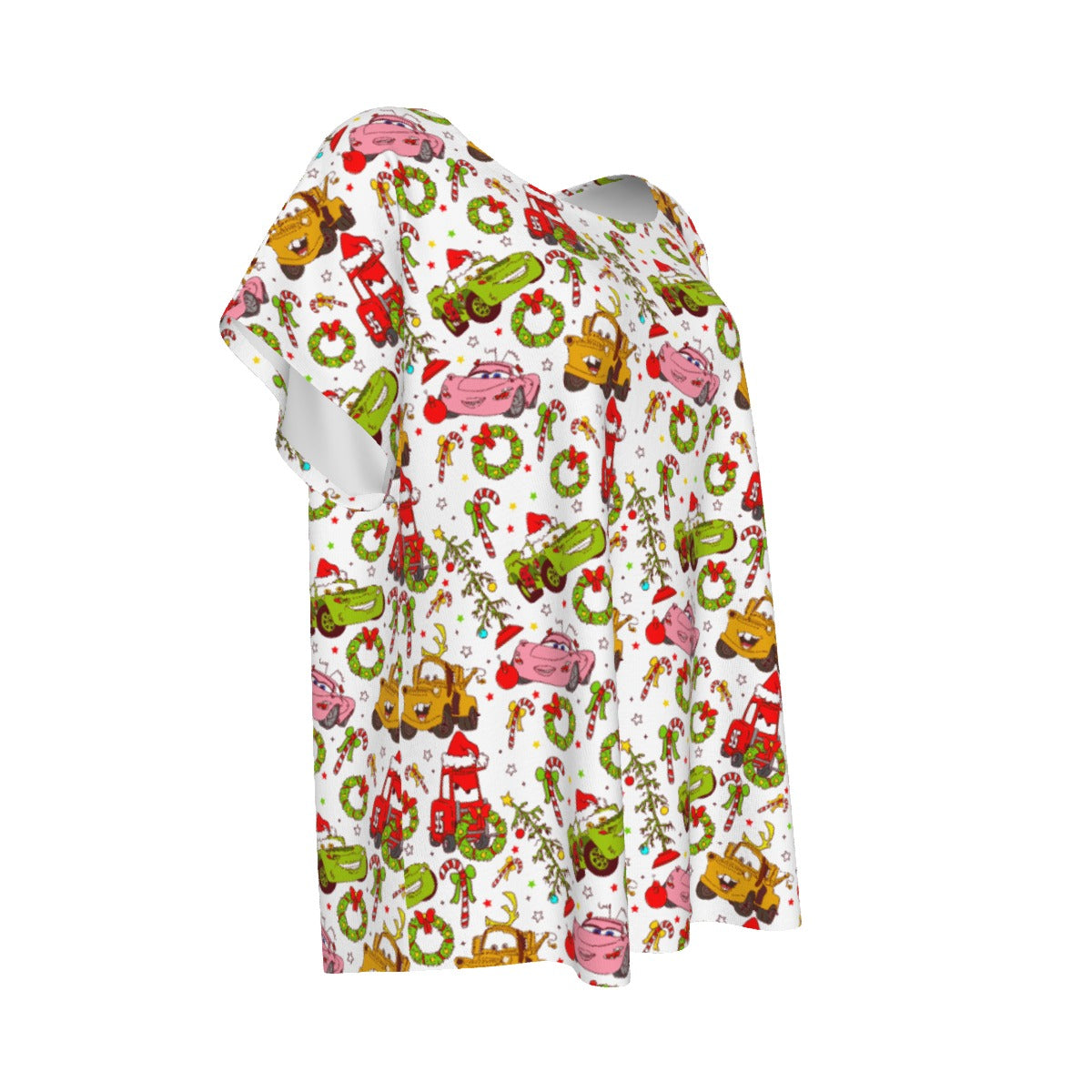 Holiday Race Day - Women’s Relaxed Fit Scoop Tee