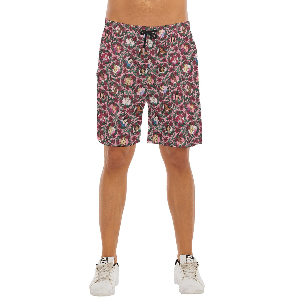 Poinsettia Princess Posse - Men’s Pocket Beach Shorts