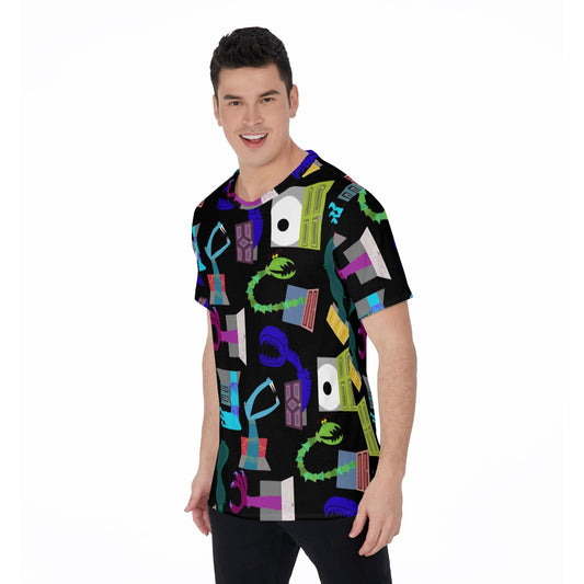 Monsters in Closets - Men's Short Sleeve T-Shirt