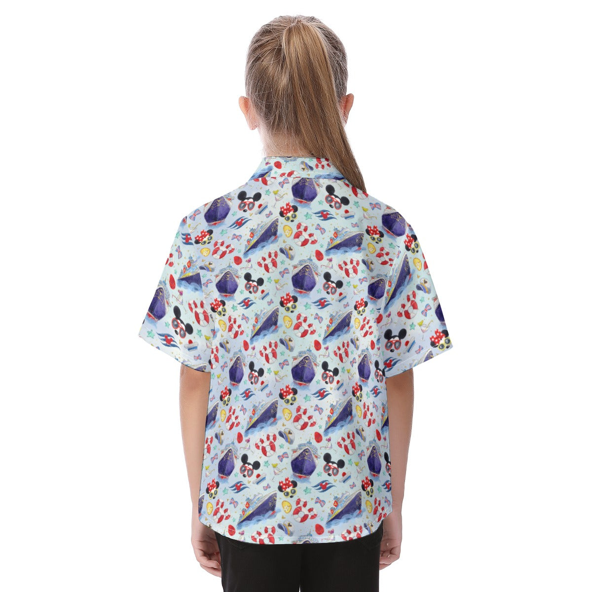 DCL Cruise Style Adventure - Kid's Hawaiian Button Up Shirt