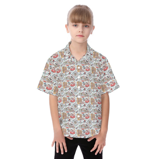 Revamped DCA - Kid's Hawaiian Button Up Shirt