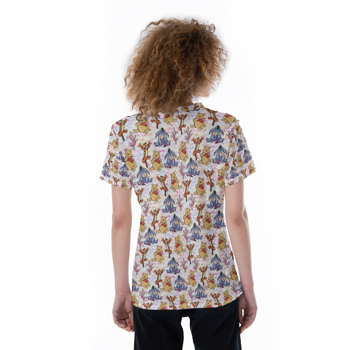 Beloved Forest Friends Sketch Autographs - Women's Short Sleeve V-Neck T-Shirt