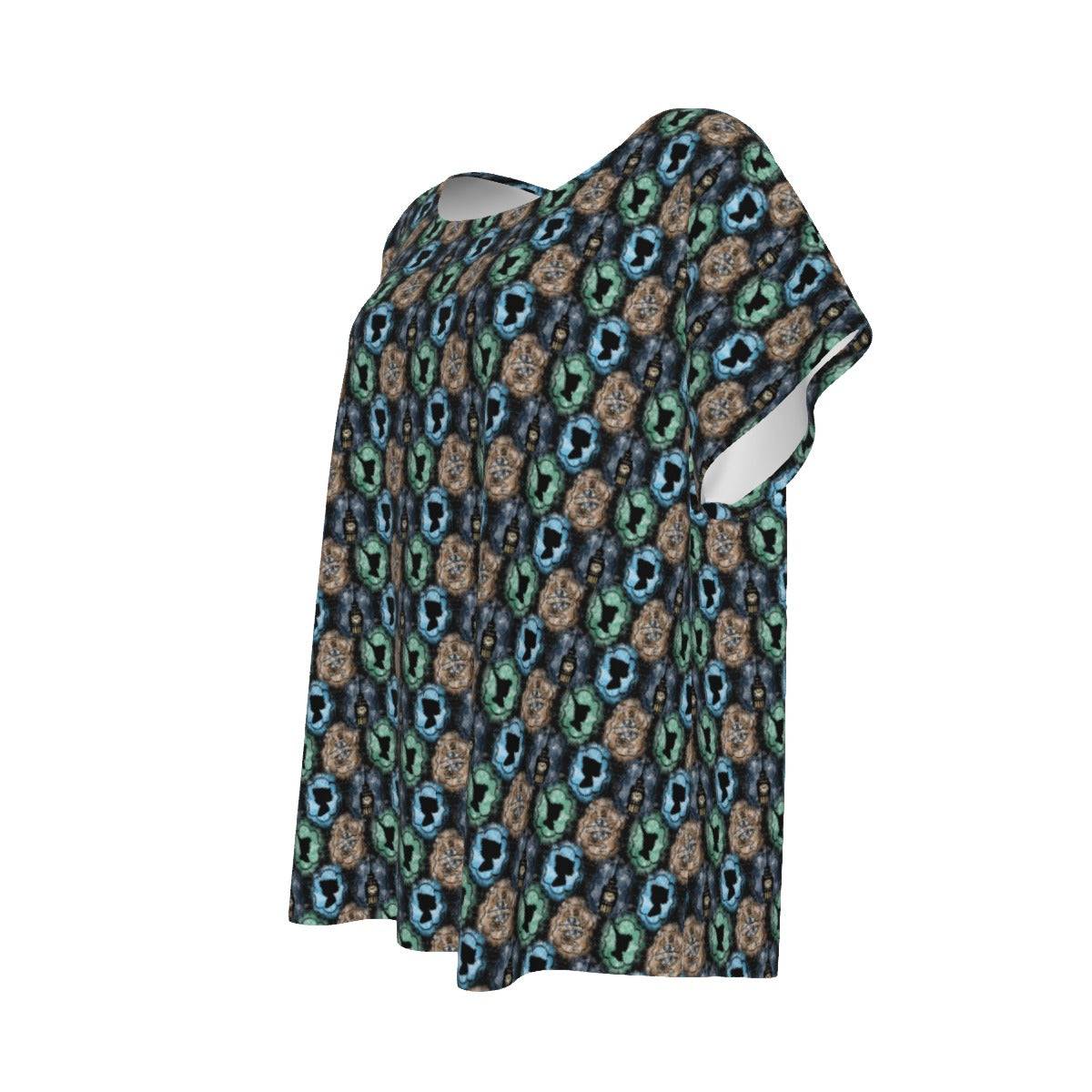 Starry Flight Silhouettes - Women’s Relaxed Fit Scoop Tee