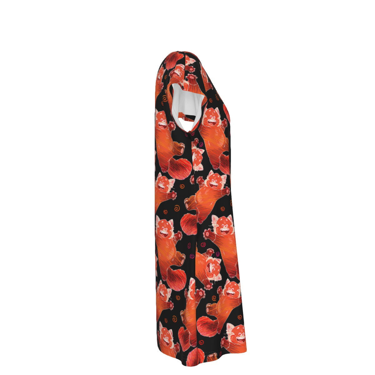 Scribbly Red Panda - Women's T-Shirt Dress