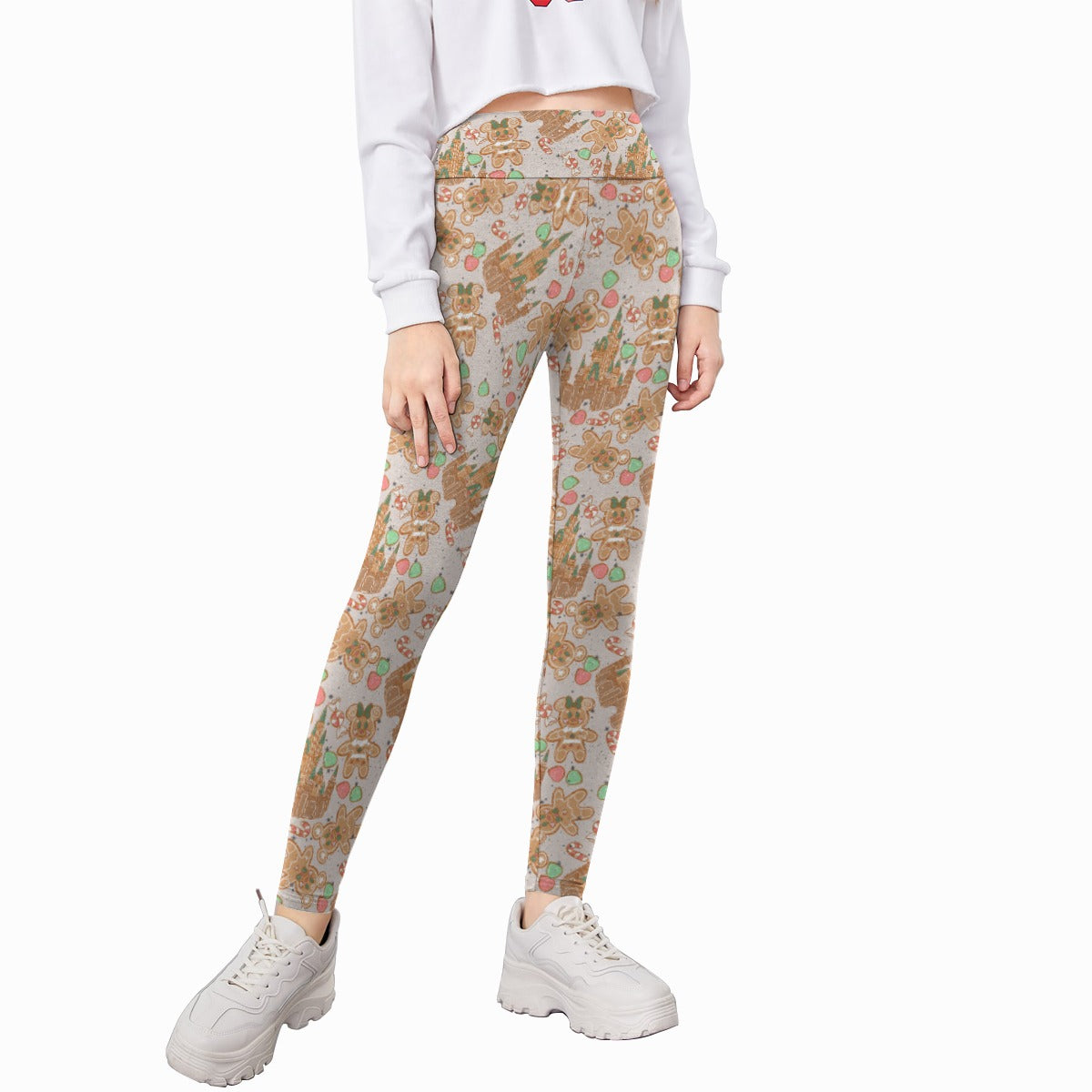 Festive Gingerbread Treats - Kid's Leggings