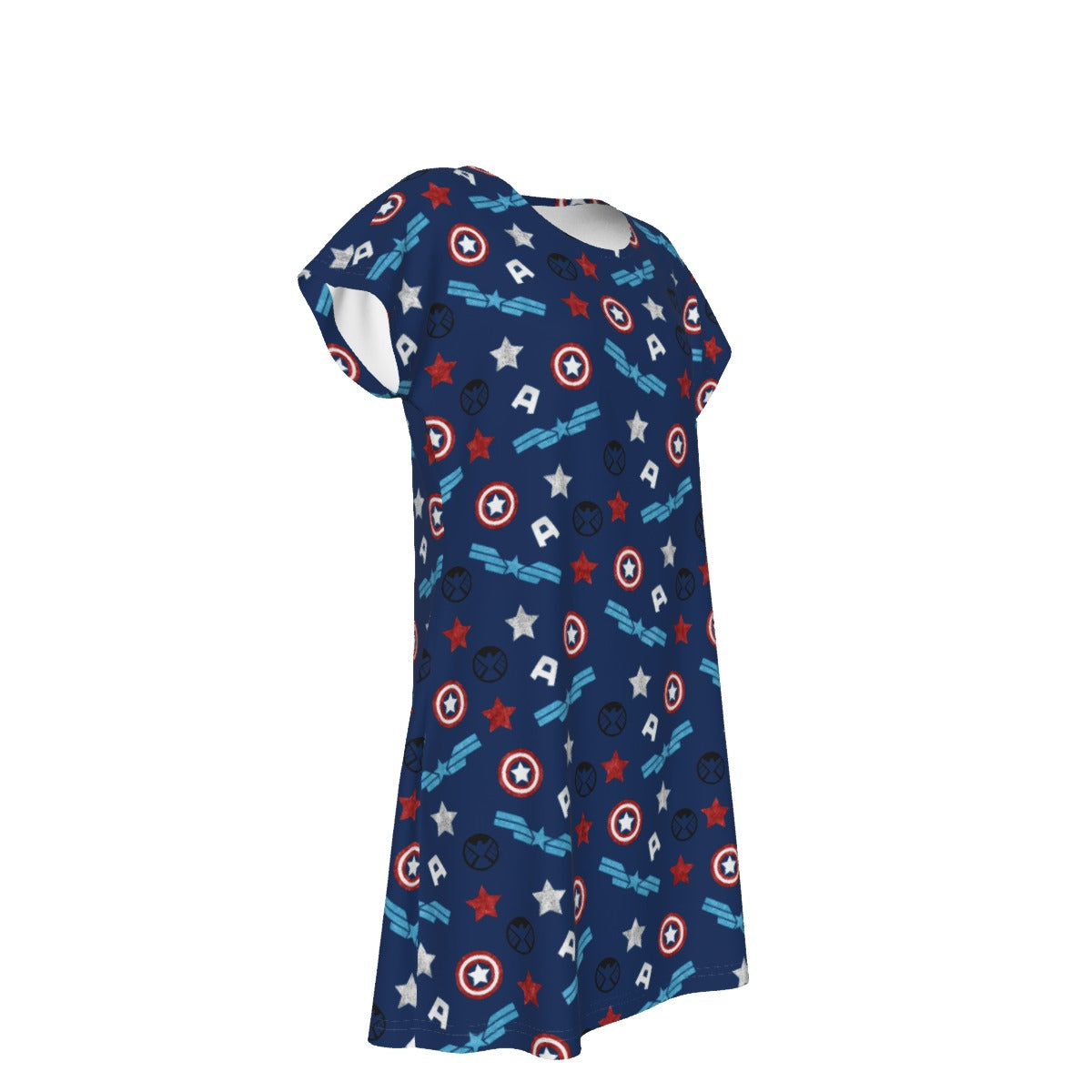 American Superhero - Women's T-Shirt Dress
