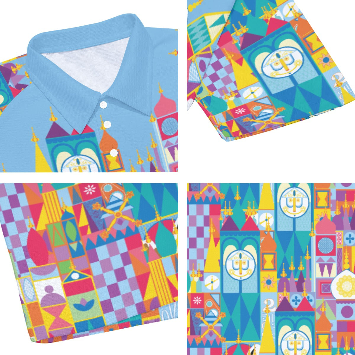 Whimsical World Facade - Men's Polo Shirt