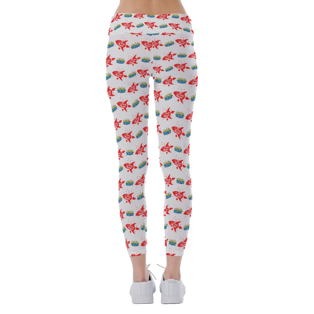 Galactic Rocket Party - Women's Yoga Leggings