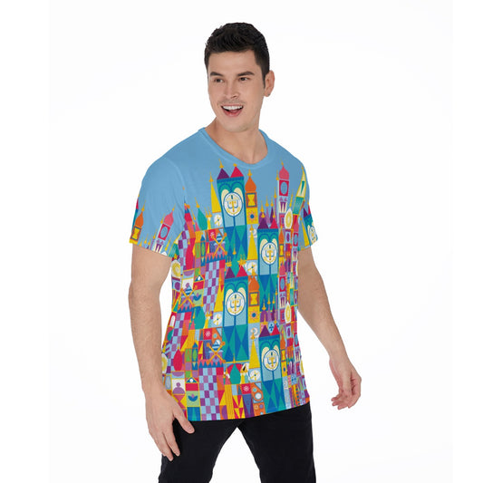 Whimsical World Facade - Men's Short Sleeve T-Shirt