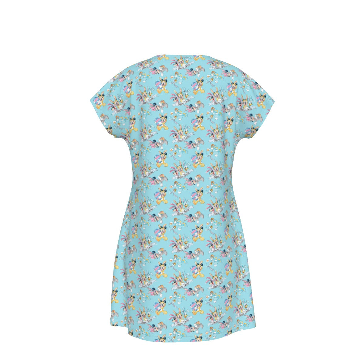 Spring Bunny Costume Crew - Women's T-Shirt Dress