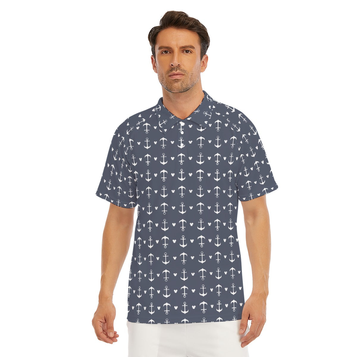 Anchors & Mouse Ears - Men's Polo Shirt