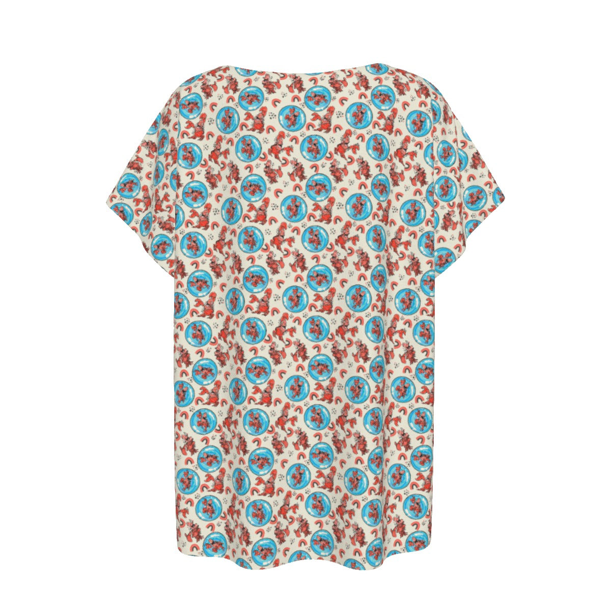 Joyful Crab by the Sea - Women’s Relaxed Fit Scoop Tee