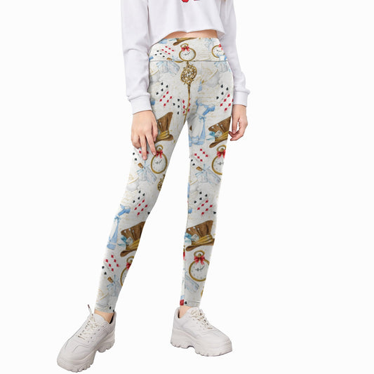 Curious Wonderland Icons - Kid's Leggings