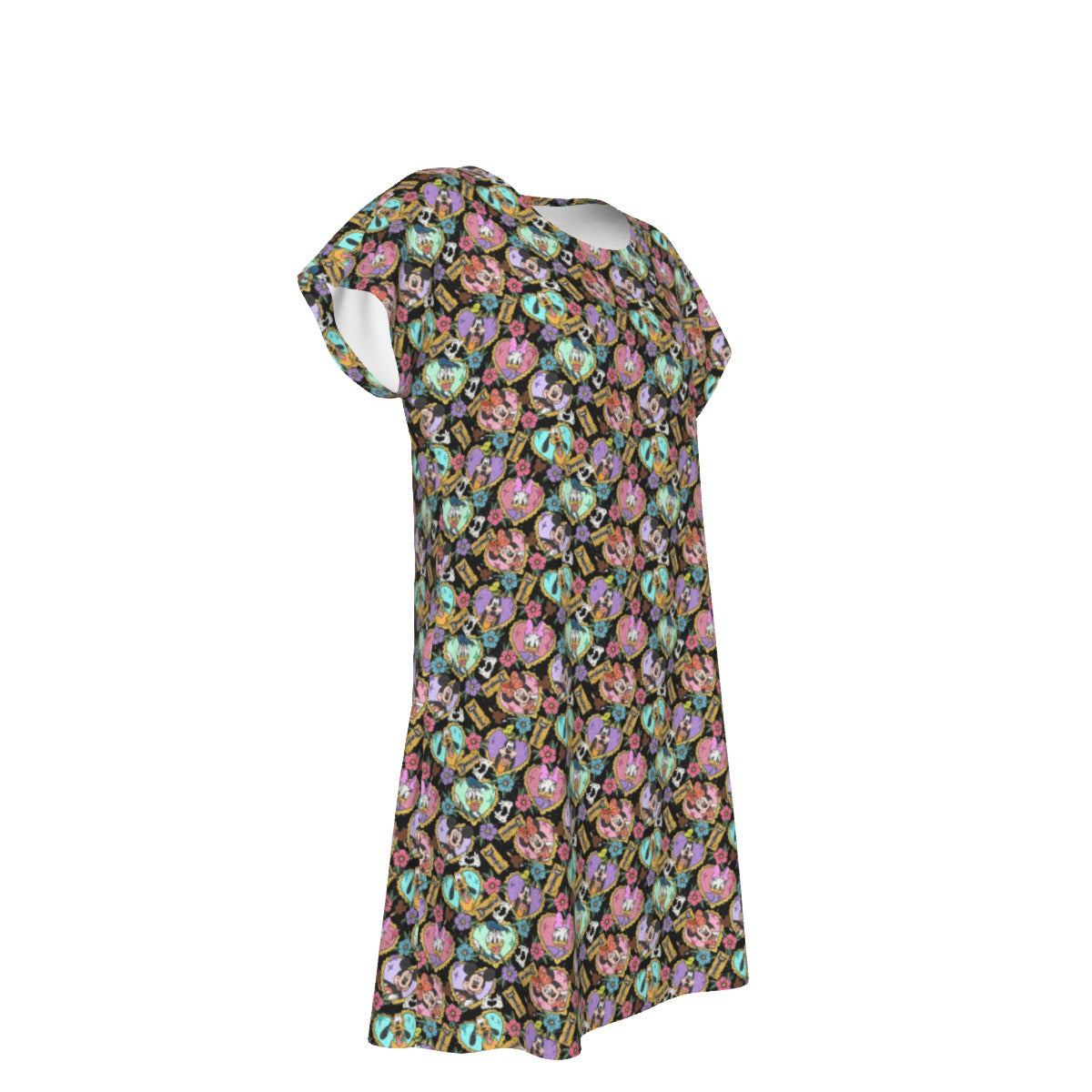 Tattoo Hearts Classic Crew - Women's T-Shirt Dress