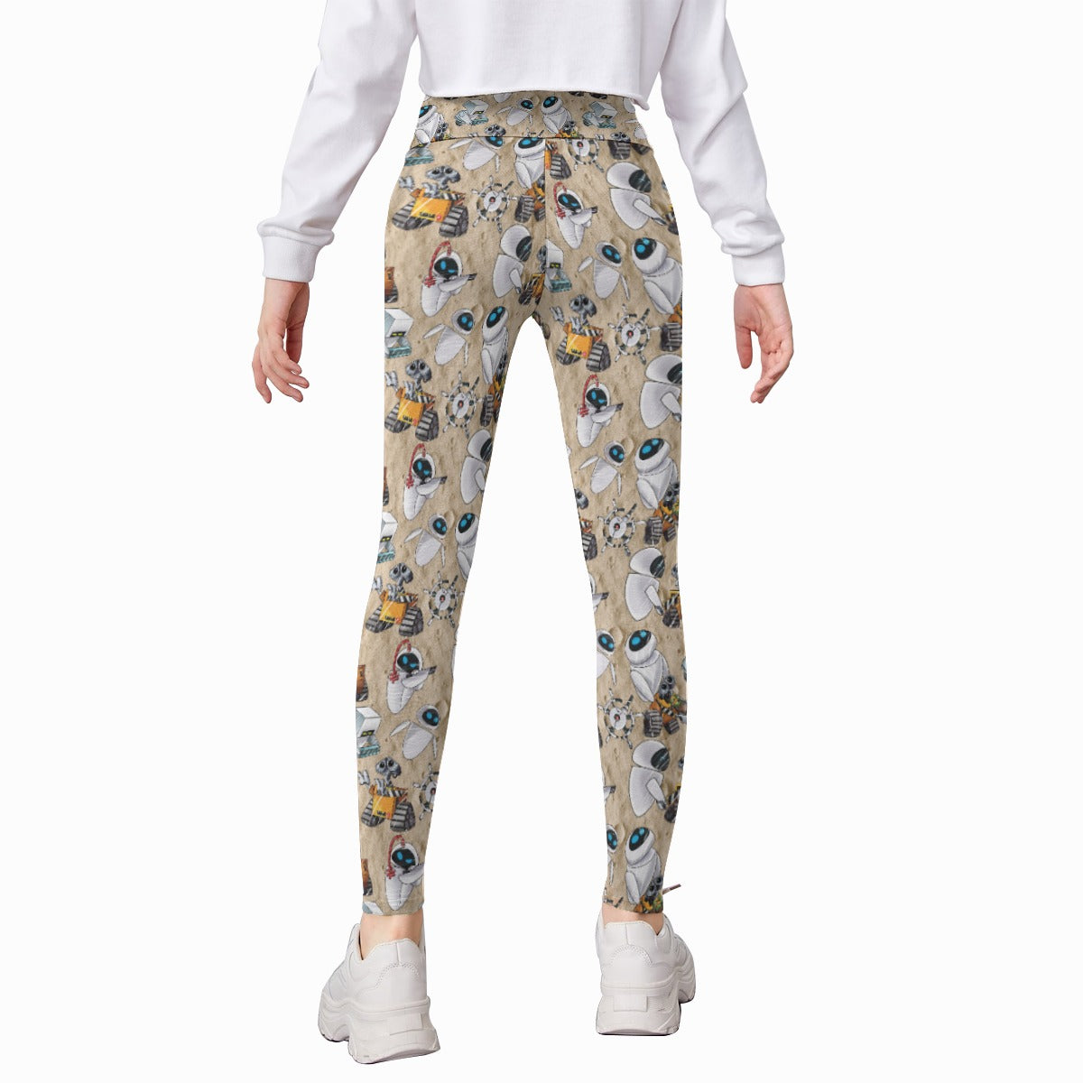 Robot Romance Sketched - Kid's Leggings