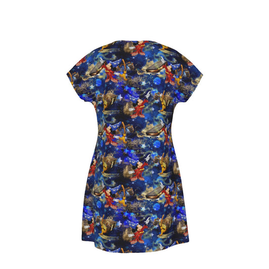 Enchanted Broom Magic - Women's T-Shirt Dress