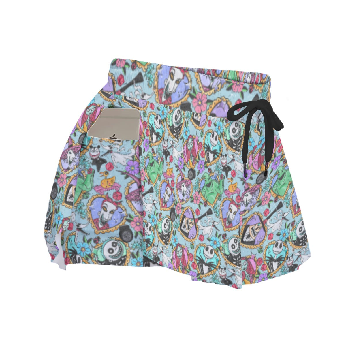 Tattoo Hearts Spooky Crew - Women's Flowy Pocket Shorts