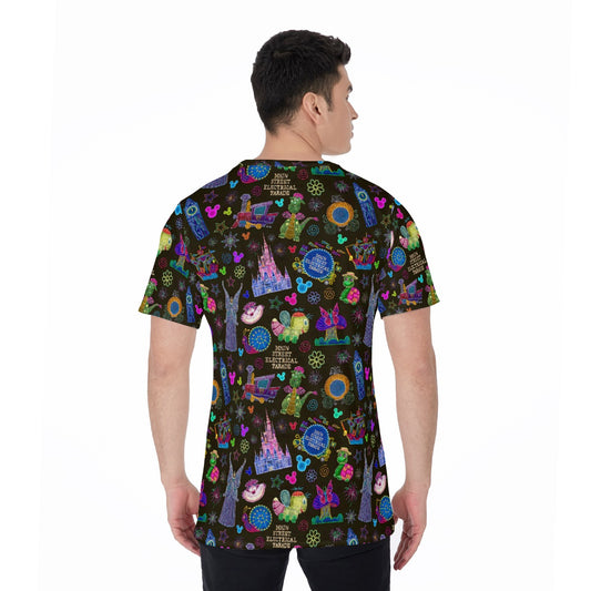 Main Street Neon Parade - Men's Short Sleeve T-Shirt