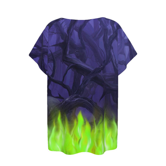 Enchanted Thorn Forest - Women’s Relaxed Fit Scoop Tee