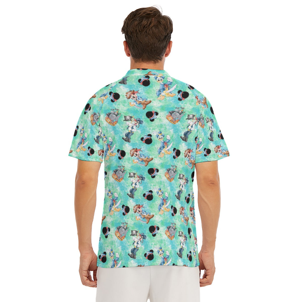 Pirate Crew Watercolor Adventure - Men's Polo Shirt
