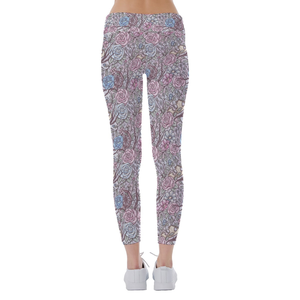 Fairytale Florals – Sleeping Enchantment - Women's Yoga Leggings