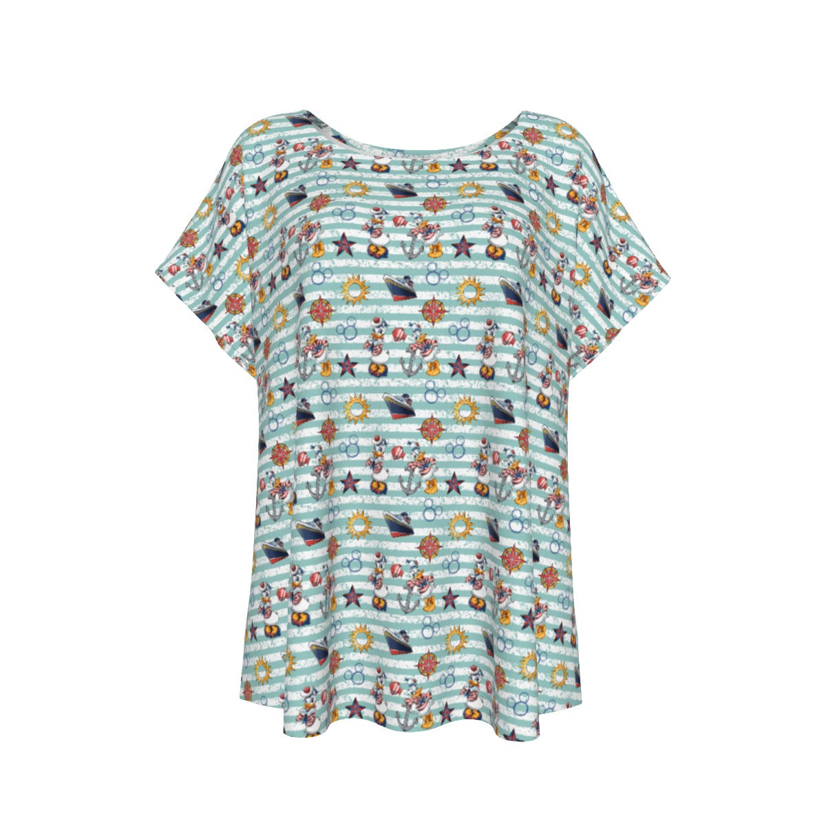 Sailor Duo on Deckaisy - Women’s Relaxed Fit Scoop Tee
