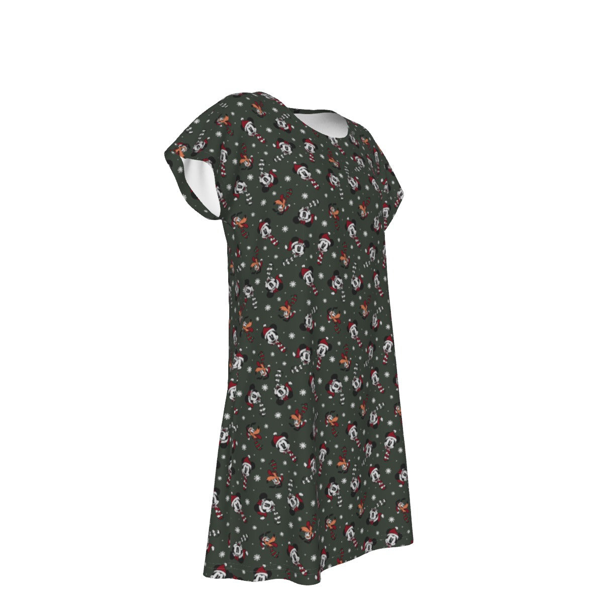 Vintage Holiday Friends - Women's T-Shirt Dress