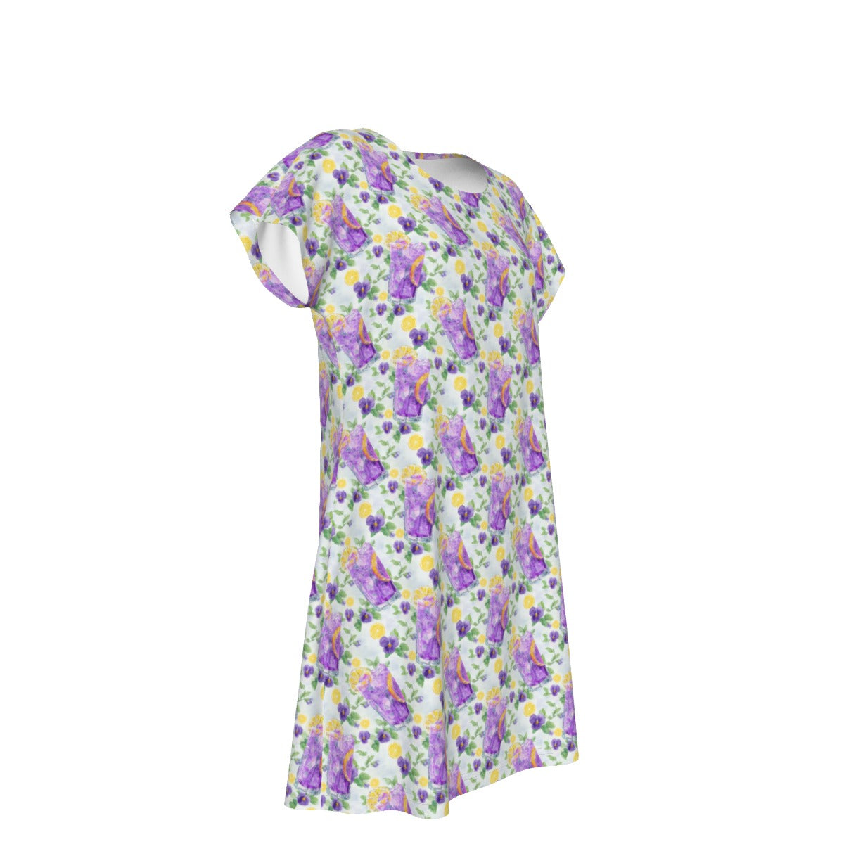 Zest Of The Fest Violet Lemonade - Women's T-Shirt Dress