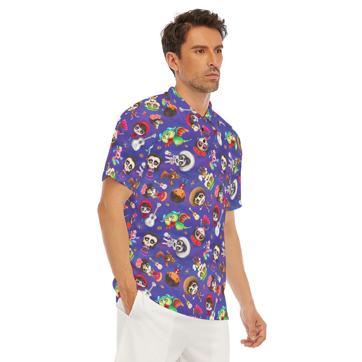 Poco Loco Día de Muertos - Men's Polo Shirt