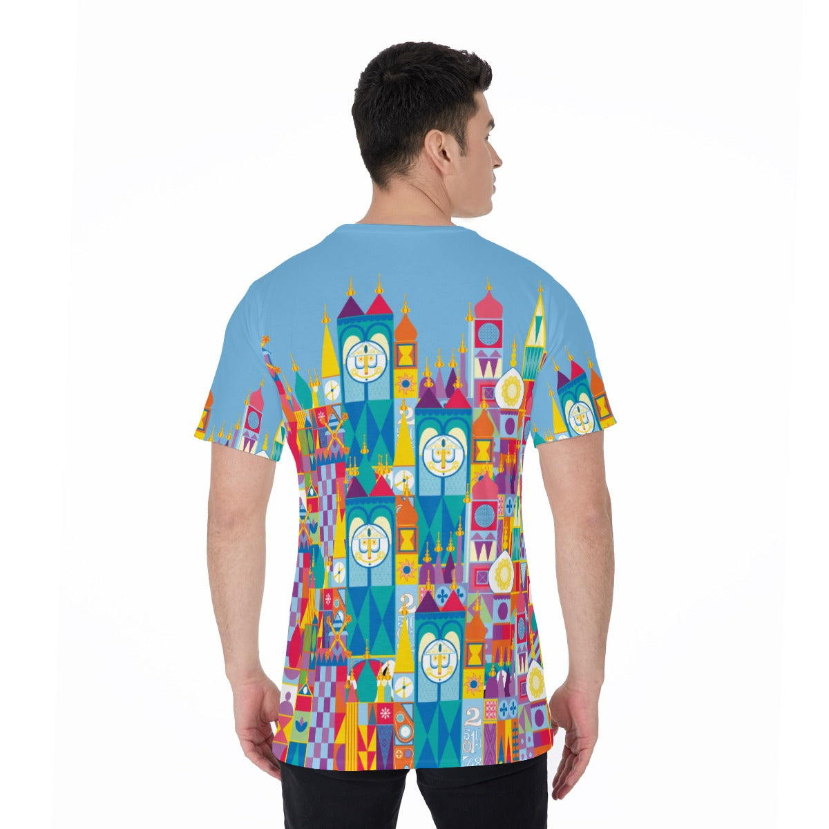 Whimsical World Facade - Men's Short Sleeve T-Shirt