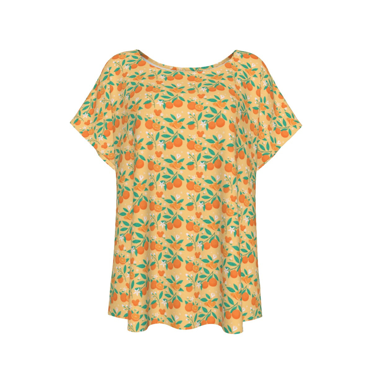 Hidden Citrus Delight - Women’s Relaxed Fit Scoop Tee