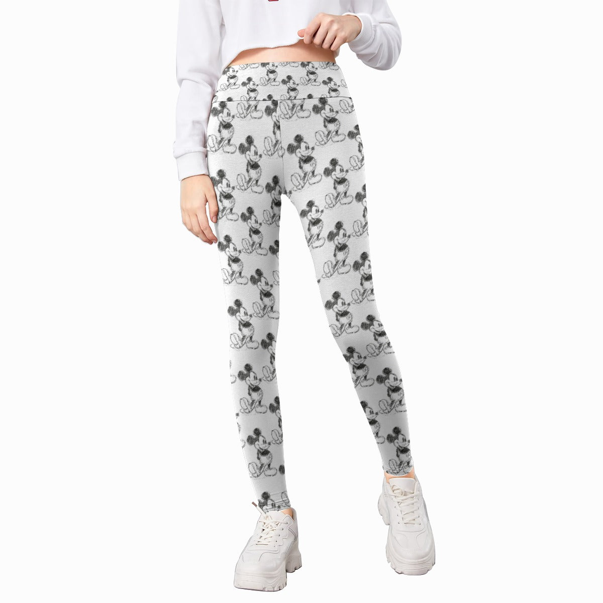 Sketch of Classic Mouse - Kid's Leggings